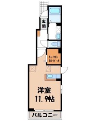 鹿沼駅 バス5分  西久保入口下車：停歩3分 1階の物件間取画像